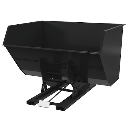 Vestil SELF-DUMP HOPPER HD 5 CU YD 6K BLK SEMI/GLOSS D-500-HD-BLK-SG